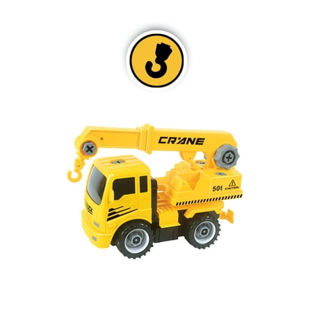 Award Winning Workshop (Construct A Truck - Crane. Take it apart & put it back together + Friction powered(like 2-toys-in-1!) Awesome award winning toy that encourages)