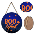 thumbnail image 3 of Panneau de Sorcière d'Halloween en Bois, Rond pour Décoration Extérieure de Fête à la Maison, 3 of 5