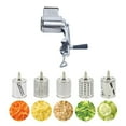 thumbnail image 3 of Rotary Coconut Shredder Cheese Grater Manual Vegetable Grinder Stainless Steel, 3 of 10