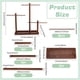 thumbnail image 2 of Organizador de joyas de 3 niveles para pulseras y collares, bandeja de madera con base de madera., 2 of 5