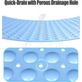 thumbnail image 5 of Extra Large Shower Mat, 47.2 x 31.5 Inch Non Slip Shower Mats for Inside Shower with Drain Hole and Suction Cups, Soft Trimmable TPE Anti Slip Shower Mat for Walk in Shower Stall, Heavy Mat, 5 of 14