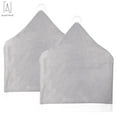 thumbnail image 2 of Gustave Set of 2 Christmas Chair Cover, Santa Claus Red Hat Chair Back Covers for Dining Room Home Holiday Party Xmas Decor Chair Slipcovers "Gray, 2PCS", 2 of 9