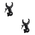 thumbnail image 3 of Wosthever 360 Degrees Rotating Adjustable Flashlight Holder Road Bikes Clamp Clip Accessories Bike Mountain Mount Cycling Headlamp Riding 12x6cm 2Conjunto, 3 of 6
