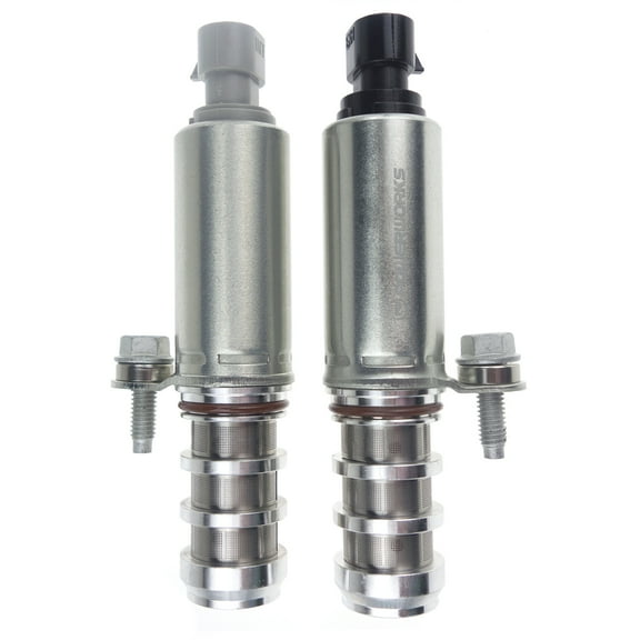 POWERWORKS Intake & Exhaust Camshaft Position Actuator Solenoid Valve Kit for GM Chevy Malibu HHR Buick Pontiac 2.0L / 2.2L / 2.4L Replaces Part Number 12655421, 12655420 and More