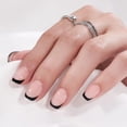thumbnail image 2 of Press On Nails BtartBox Jelly Square con punta francesa, 30 unidades, 2 of 7