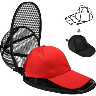 Ballcap Buddy Cap Washer Cage, Hat Washer for Baseball Caps, Black
