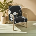 thumbnail image 2 of Housse de Chaise Moderne Mi-Siècle Imprimée Extensible pour Fauteuil de Lecture Housses de Chaise de Salon (Fleur), 2 of 6