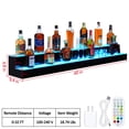 thumbnail image 4 of Yiwa Étagères de Bar à DEL pour Alcool, Étagère pour Bouteilles d'Alcool Éclairée avec Bluetooth, Télécommande et Contrôle par Application, Synchronisation Musicale**, 4 of 7