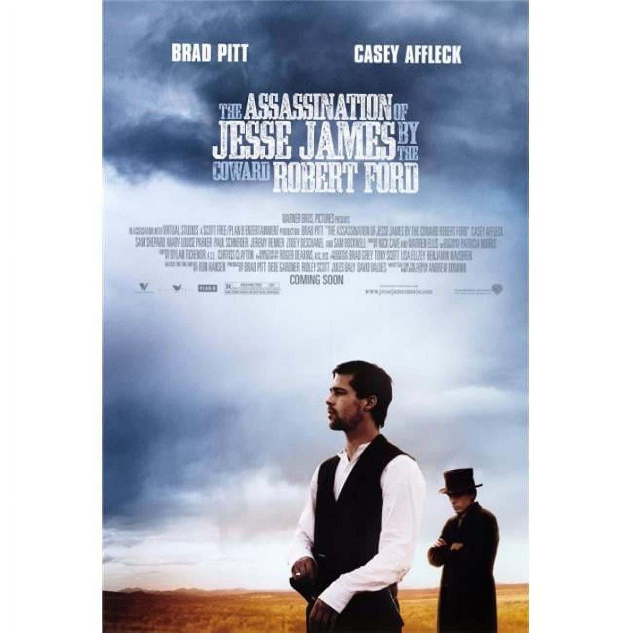 Pop Culture Graphics MOVGI3062 The Assassination of Jesse James by The Coward Robert Ford Movie Poster Print, 27 x 40