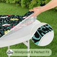 thumbnail image 5 of Round Picnic Table Cloth 100% Waterproof & Oil Proof, Elastic Fitted Table Cover for 45"-52" Round Tables, for Dining, Camping, Outdoor, 5 of 7
