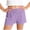 Linen pants-7Purple, variant on Gamivast Linen Shorts for Girls Elastic Waist Breathable Summer Shorts with Pockets High Waisted Lightweight Pull on Loose Fit Shorts Beach Vacation Casual Lounge Wear