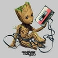 thumbnail image 2 of Men's Marvel Guardians Of The Galaxy Vol. 2 Groot Tape Portrait  Pull Over Hoodie, 2 of 4