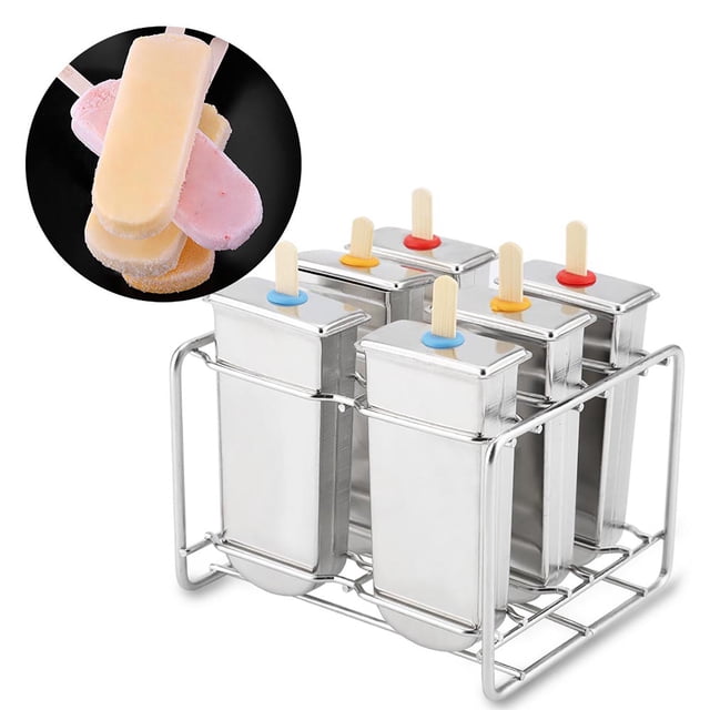 Kitchen Tool,Stainless Steel Molds Ice Icecream Mould Ice Pop Maker Proven Performance