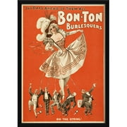 The Artwork Factory Bon Ton Burlesquers on the String Framed Vintage Advertisement
