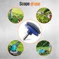 thumbnail image 3 of Eqslft Lawnmower Blade Sharpener, Quality Double Layer Corundum Lawn Mower Blade Sharpener, Lawnmower Dull Blade Sharpener for Any Power Hand Drill (1PC), 3 of 5