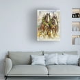 thumbnail image 2 of Canvas Wall Art - Trudi Simmonds 'Christmas Clydesdales' Wall Art for Living Room, Bedroom, or Office DÃ©cor by Trademark Fine Art - 24 x 32 Inches, 2 of 4
