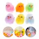 thumbnail image 5 of 32 Uds. De pollitos esponjosos coloridos, juguetes de peluche, decoración de pollitos de Pascua, adornos para fiesta de Pascua, 5 of 5