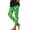 Green, variant on Ecqkame Women's Valentines Day Leggings Hearts Print Yoga Sports Fitness Pants Casual Hip Stretch Tight Pants White XL