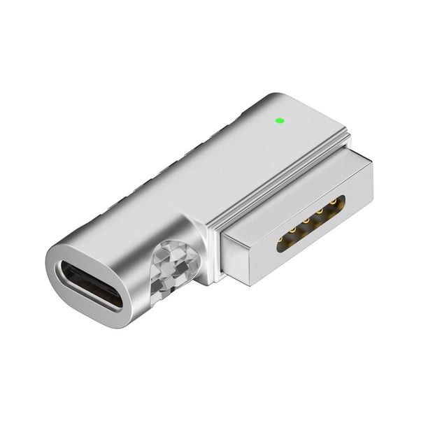 Adaptador de carga tipo C a magnético 2 Adaptador de chip PD100W PD para MacBook Air / Pro