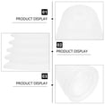 thumbnail image 2 of Shisuyan Dust Covers White 6Pcs 12X9X9Cm PP PVC Electric Drill Dust Collection, 2 of 9