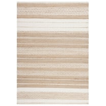 SAFAVIEH Kilim Varvara Striped Area Rug, Natural/Ivory, 5' x 8'