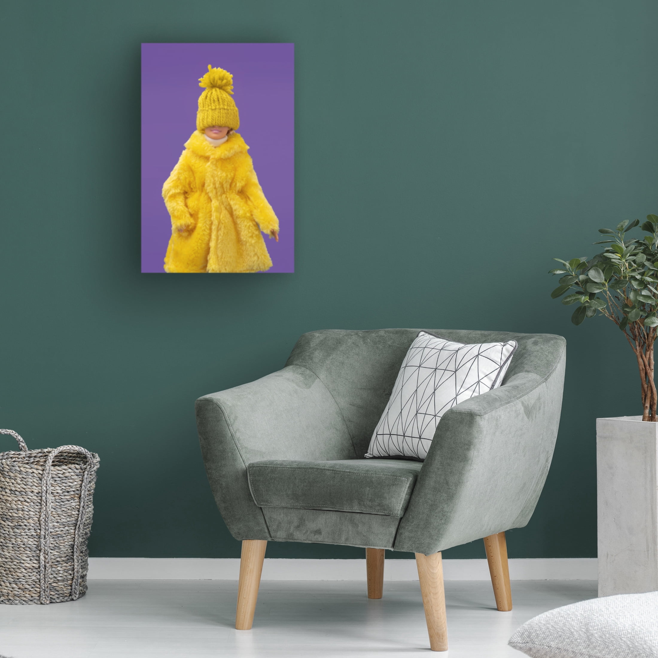 Canvas Wall Art - Julia Ramiro 'Hibernate' Wall Art for Living Room, Bedroom, or Office D?cor by Trademark Fine Art - 16 x 24 Inches