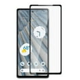 thumbnail image 1 of Bemz Full Coverage Tempered Glass Screen Protector Shield (Finger Print Sensor Compatible) for Google Pixel 7a - Black Edge Clear, 1 of 3