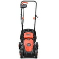 thumbnail image 2 of Spaco 14” 12-Amp 120V Corded Electric Push Lawn Mower, Height Adjustable, with Grass Bag, Red, 2 of 8