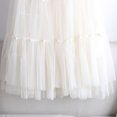 thumbnail image 7 of VUPSGEZ Women's Tulle Skirt Ruffle Multilayer Mesh A Line Tier Tutu Prom Wedding Long Tulle Skirts (Beige,One Size), 7 of 7