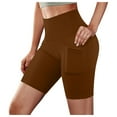 thumbnail image 1 of Shorts for Women, Women Basic Slip Bike Shorts Compression Workout Leggings Yoga Shorts Pants, 1 of 6