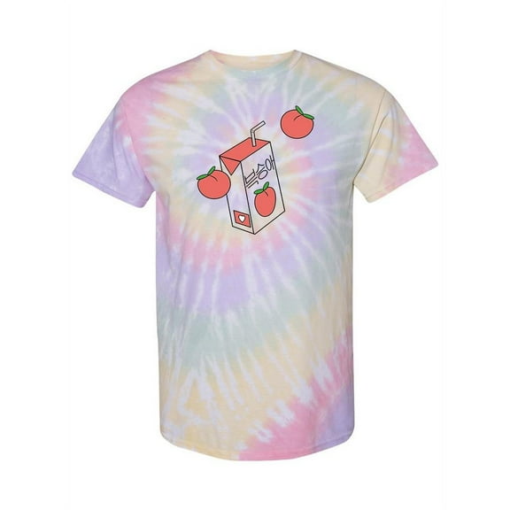Peach Juice Tie-Dye Spiral Women -Smartprints Designs, Female x-Large