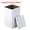 White, variant on Uxcell Rectangular Tin Box Metal Storage Tin Box Portable Storage Container with Lid for Tea Candy Treats Gift Green