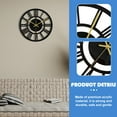 thumbnail image 5 of USHOBE Silent Wall Clock Black Acrylic 1Pcs 11.8In For Home Decor, 5 of 8
