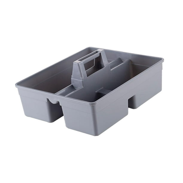 de limpieza Cesta de cesta Box Multifunción Multifunción Fácil de llevar y almacena Compartimentos Canasta de almacenamiento para restaurante Grande