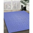 thumbnail image 2 of Ahgly Company Indoor Round Patterned Sky Blue Dress Blue Area Rugs, 8' Round, 2 of 6