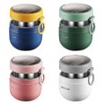 thumbnail image 1 of 600ml Lunch Box Hot Food Flask Soup Storage Jar Stainless Steel Work Student, 1 of 5