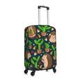 thumbnail image 3 of Balery Luggage Cover Cute Hedgehogs Cactus Blue Print Suitcase Covers for Luggage Elastic Washable Suitcase Protector Fits 18-32 Inch Luggage-Small, 3 of 9