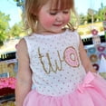 thumbnail image 4 of Vestido tutú a rayas rosa para niñas recién nacidas, conjunto de 2 piezas con falda y estampado de donas para el primer cumpleaños, 4 of 6
