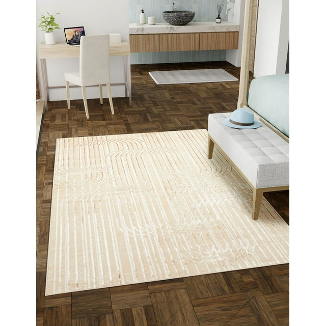 ECARPET Mercan Contemporary/Modern Area Rug for Living Room, Bedroom, Dining Room, Entrance, Hallway and More