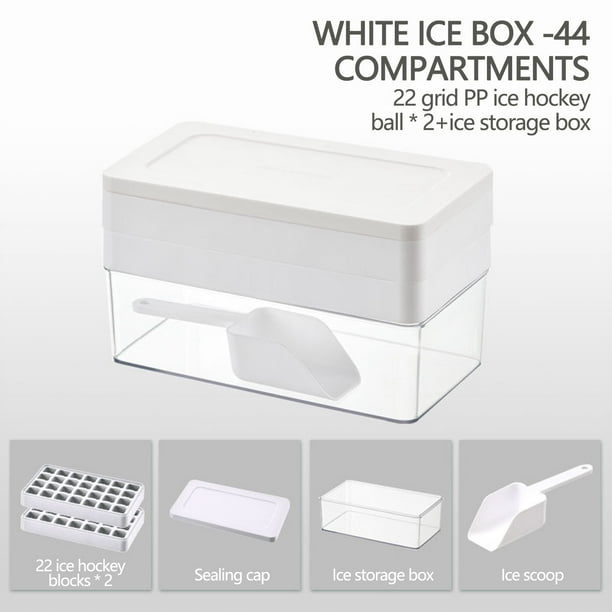 Rejilla para hielo, bandeja para cubitos de hielo, bandejas para hielo 2023, nueva máquina para hacer cubitos de hielo, moldes para cubitos de hielo, caja de hielo para refrigerador pequeño doméstico,