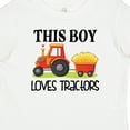 thumbnail image 4 of Inktastic Farming Cute Boy Loves Tractors Boys Baby T-Shirt, 4 of 5