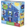 Crocodile Creek Little Architect Boy Builder Jumbo Block Mix-and-Match Stacking Set, 3.5"