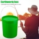 thumbnail image 3 of Cubo de cebo de pesca contenedor de señuelos de gusano transpirable herramienta de almacenamiento con mango portátil, 3 of 8