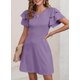 thumbnail image 2 of Vestido Dokotoo 2025 para mujer de verano con cuello redondo y volantes, 2 of 5