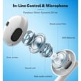 thumbnail image 3 of Wired Earbuds USB C for Samsung Galaxy S24 S23 S25 Ultra S22 A55 A56 A16 for iPhone 17 16 Pro Max 15 Plus iPad 10 Pro Earphones Wired in-Ear with Microphone Volume Control Stereo USB C Earbuds, 3 of 16