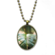thumbnail image 1 of Green Leaf plant Foto Naturaleza Collar Colgante de cadena vintage Colección de joyas colgantes Unbranded M, 1 of 3