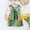 Green, variant on Girls Easter Dress Bowknot Design Dress Ruffle Short Sleeve Cute Summer Dresses for Teens Casual Spring Dress (Green,6-7 Years)