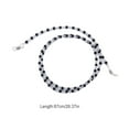 thumbnail image 2 of fastboy Glasses Strap Unique Eyeglasses Hanging Chain Eyewear Fix Rope Anti-lost Ropes Fashion Accessory Fixator Chains for Fixing Decor Black, 2 of 5