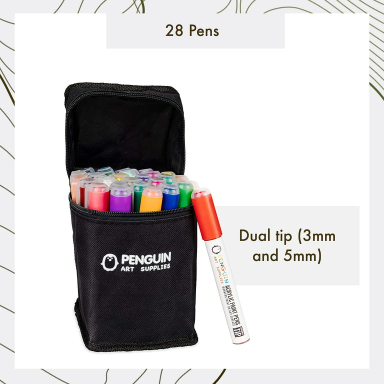  PINTAR Oil Based Paint Pens, 24 Pack