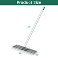 thumbnail image 3 of Costway Lawn Leveling Rake 36" x 10" Heavy Duty Level Lawn Tool for Garden Backyard/Lawn Silver, 3 of 10